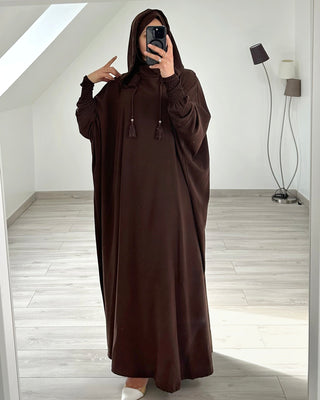 Abaya capuche