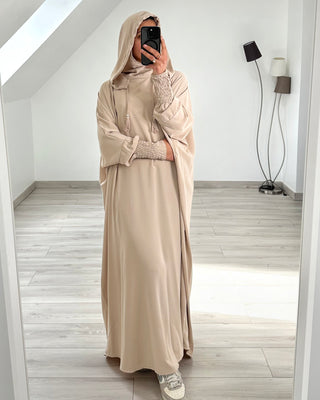 Abaya capuche